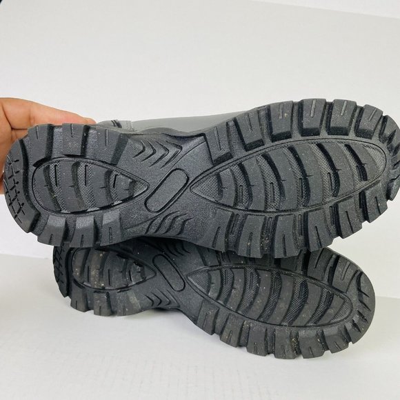 Arctic Barrier Boots Women's Size 9 Grey Black Lace Up EXCELLENT CONDITION - Picture 4 of 8